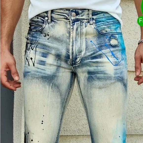 NWT!!! Mens stylish jeans; size 42W - Picture 6 of 6